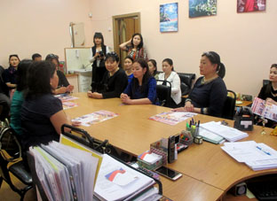 Делегация учителей из Монголии